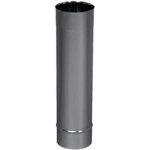 Ten tuyau rigide inox 304 diam�tre : 125 lg : 500 mm tous combustibles r�f. 650125