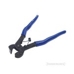 Tenailles de carreleur - silverline - 21 cm - mâchoires en carbure de tungstène - poignées à ressort Tenailles de carreleur - silverline - 21 cm - mâchoires en carbure de tungstène - poignées à ressort