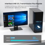 Tenda u18 cl� wifi 6 ax1800 adaptateur double bande 24 / 5ghzusb 3. 0 mu - mimo compatible windows 11 ...
