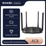 Tenda ac8 ac1200 wifi router wireless router dual - band 3 gigabit wan / lan ports repeater access point ...