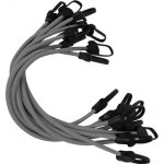 Lot de 10 tendeurs sandows s�curis�s et norm�s - gris - linxor