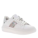 Tennis cuir talon plateforme