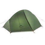 Tente 1 place - ultra l�g�re - nylon 20d - autoportante - id�ale pour randonn�es - couleur blanche