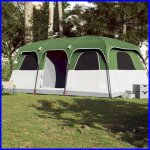 Neuf tente de cabine familiale 9 personnes vert impermable - bon qualit - style204 - cyanshop