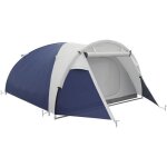 Outsunny - tente de camping - taffetas 210t - 320x240x130cm - bleu