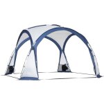 Outsunny - tente de camping - polyester - 350x350x230cm - blanc Outsunny - tente de camping - polyester - 350x350x230cm - blanc