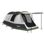 Tente de camping outsunny familiale 3 - 4 pers. - tente tunnel avec porche étanche 3000 mm légère ventilée ... Tente de camping outsunny familiale 3 - 4 pers. - tente tunnel avec porche étanche 3000 mm légère ventilée ...