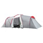 Outsunny - tente de camping - tissu oxford - 590x245x193cm - gris Outsunny - tente de camping - tissu oxford - 590x245x193cm - gris