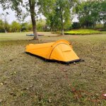 Tente de camping ultra légère pour 1 personne - sac de couchage pour tente simple portable camping randonnée ... Tente de camping ultra légère pour 1 personne - sac de couchage pour tente simple portable camping randonnée ...