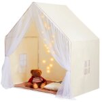 Tente pour enfants - vevor - tente de jeu pour enfants cabane 1  5 ans yourte tout - petits lampe tapis ...
