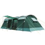 Tente familiale tunnel - skandika montana 10 sleeper - cabines de couchage sombres pour plus de repos ...