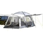 Tente de hayon arri�re de camping auvent suv - skandika pitea xl cross - 4 pers - tente autoportante