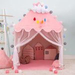 Tente de jeux enfant fille grand rose ch�teau de princesse freosen