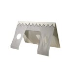 Tente de lit en polyester pour lits tipi - vipack - gris - enfant - 200x105x110cm