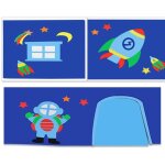 Tente de lit - vipack - astro - bleu - pour lits mi - hauteur alex sofie charlotte astrid