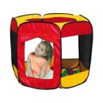 Tente pliable avec 100 balles multicolores - jeu plein air