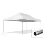 4x8 m tonnelle pliante alu pvc 850 blanc
