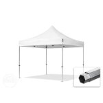 3x3 m tonnelle pliante alu pvc 850 blanc