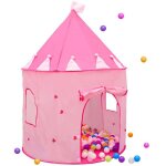 Tente princesse fille - 300 balles - 100 x 100 x 135 cm piscine a balle