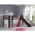 Tente textile - paris prix - pino princesse - rose - lavable  30 - adaptable sur lit 90x200cm