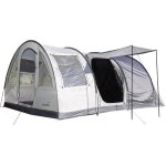 Tente tunnel familiale 4 personnes avec sol cousu - skandika simo 4 protect - cabine sombre - tanche ...