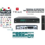 Terminal de réception tnt hd - triax - thr 9930 - avec carte tntsat - port usb - mpeg - 4 Terminal de réception tnt hd - triax - thr 9930 - avec carte tntsat - port usb - mpeg - 4