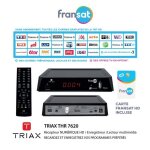 Terminal satellite hd - triax - thr 7620 - enregistreur - lecteur multimédia - hdmi Terminal satellite hd - triax - thr 7620 - enregistreur - lecteur multimédia - hdmi