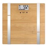 Terraillon - pse - personne impdancemtre - porte 180 kg - bois / bambou - bamboo fit - plateau finition ...