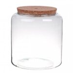 Terrarium en verre transparent mia 19x20 cm