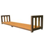 Terrasse pour niche chien universelle grandes niches bois bois Terrasse pour niche chien universelle grandes niches bois bois