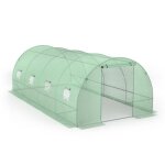 Serre tunnel de jardin 18m� avec b�che renforc�e