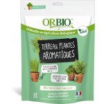 Terreau plantes aromatiques - orbio - 3 l - substrat sp�cifique aromatiques - drainage optimis�
