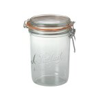Terrines en verre le parfait - lot de 6 - 1kg - d 100 - transparent