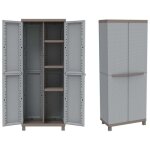 Terry rattan 3680 armoire dint�rieur et dext�rieur avec 2 portes � effet rotin s�paration verticale et ...