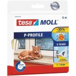 Tesa bourrelet caoutchouc profile - 6x9 mm l - blanc - 6 m Tesa bourrelet caoutchouc profile - 6x9 mm l - blanc - 6 m