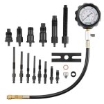 Testeur de compression - vevor - compressiomètre pour moteurs diesel 18 adaptateurs Testeur de compression - vevor - compressiomètre pour moteurs diesel 18 adaptateurs