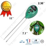 Testeur de terre de jardin 3 en 1 - tech discount - mesure ph humidit et luminosit du sol