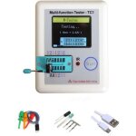 Testeur de transistor cran de tft lcr - tc1 multifonctionnel cran graphique polychrome batterie au ...