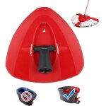 Tte de base de rechange rouge compatible avec les accessoires de vadrouille viledadisque de tte de ...