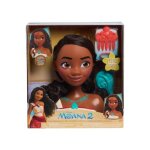 Tte a coiffer vaiana 2 cheveux noir - 7 pieces - set jouets fille + 1 carte offerte - jouet coiffure ...