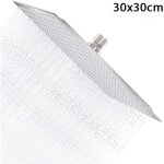 T�te de douche12 pouces carr�e en acier inoxydable - douche economie deaupommeau de douche carr� 30cm ...