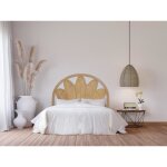 T�te de lit 140 cm - rotin - naturel - chelina