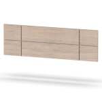 Tête de lit adulte 160 cm coloris effet bois - blanc - hauteur 50 x longueur 160 x profondeur 3. 2 cm ... Tête de lit adulte 160 cm coloris effet bois - blanc - hauteur 50 x longueur 160 x profondeur 3. 2 cm ...