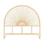 Tête de lit en rotin naturel 140 cm - alan - rendez - vous déco Tête de lit en rotin naturel 140 cm - alan - rendez - vous déco