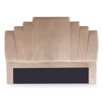 Tête de lit arena 160 cm velours taupe Tête de lit arena 160 cm velours taupe