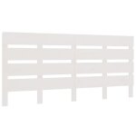 Tte de lit en bois massif de pin - omabeta - blanc - 140 cm
