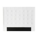 Miliboo - tête de lit capitonnée blanc cassé 160 cm halciona Miliboo - tête de lit capitonnée blanc cassé 160 cm halciona