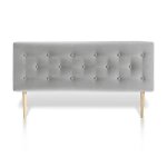 Tte de lit capitonne scandinave oslo 160x60