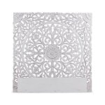 T�te de lit flora 140cm bois blanc