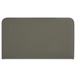 T�te de lit naofe 120 rembourr�e fixation murale design arrondi moderne pour lit 120 cm ou moins gris ...